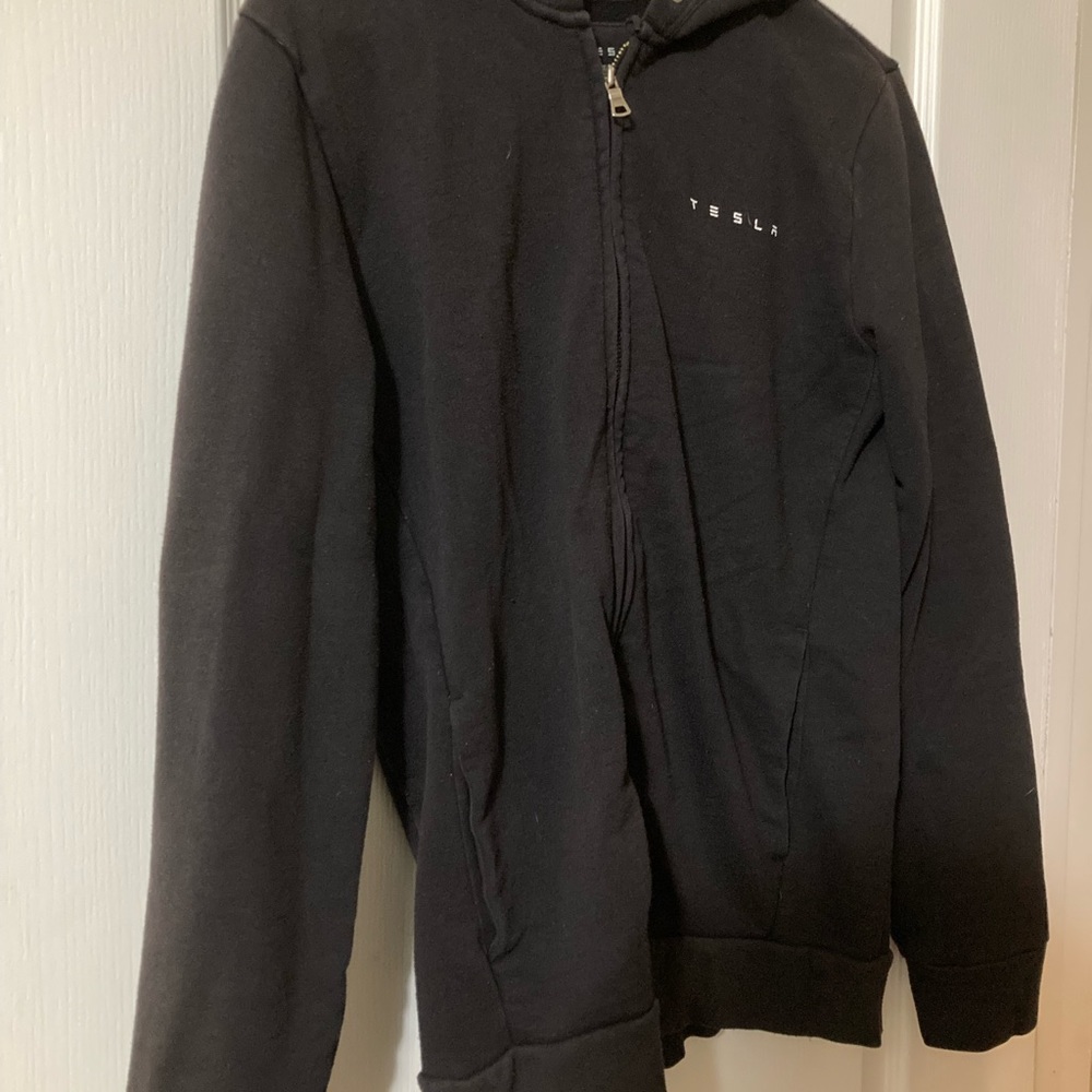 Tesla Black Jacket size small.
